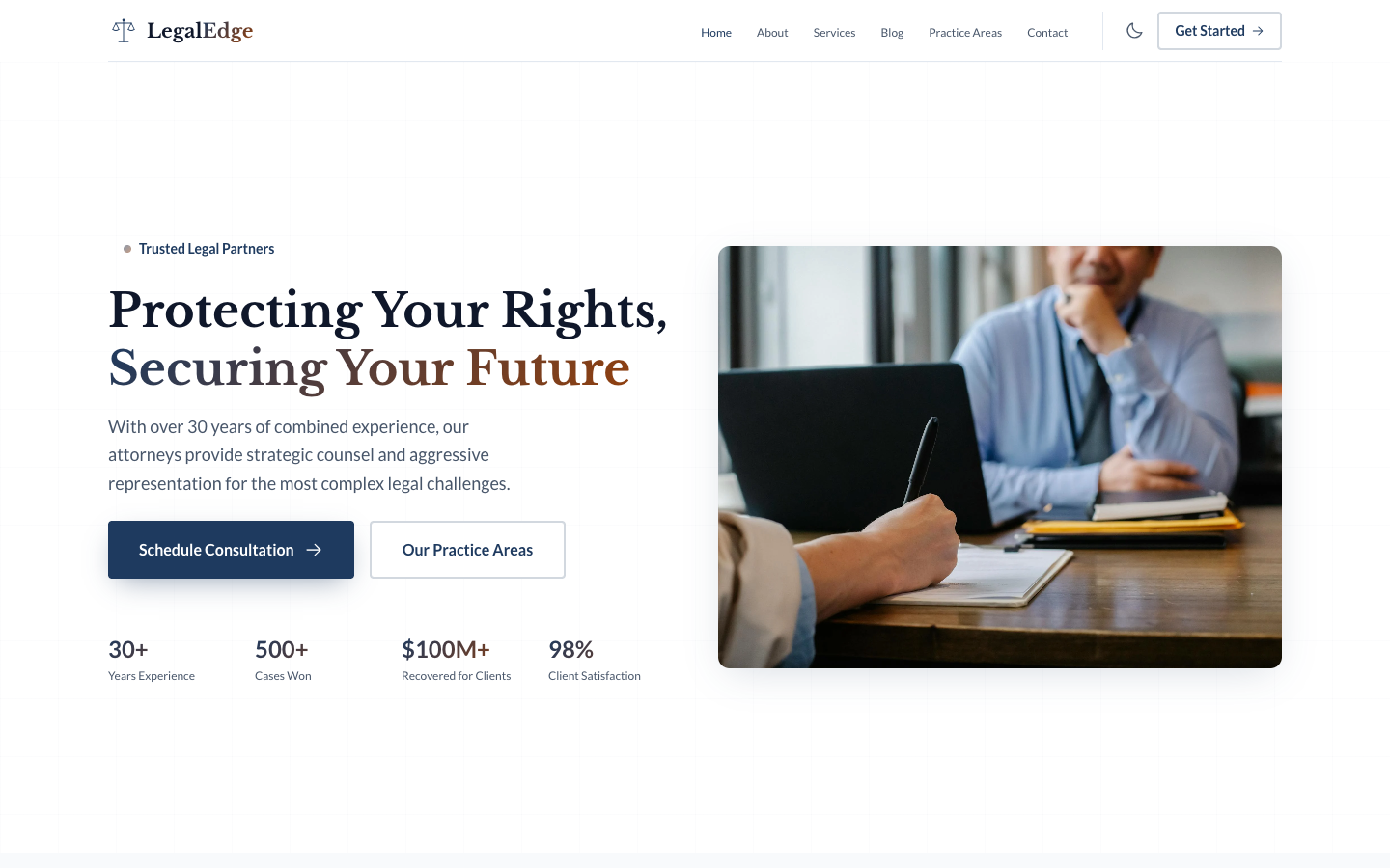 LegalEdge template preview