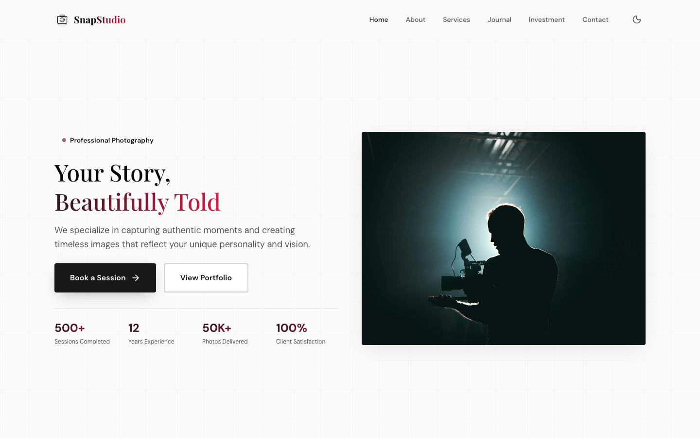 SnapStudio template preview