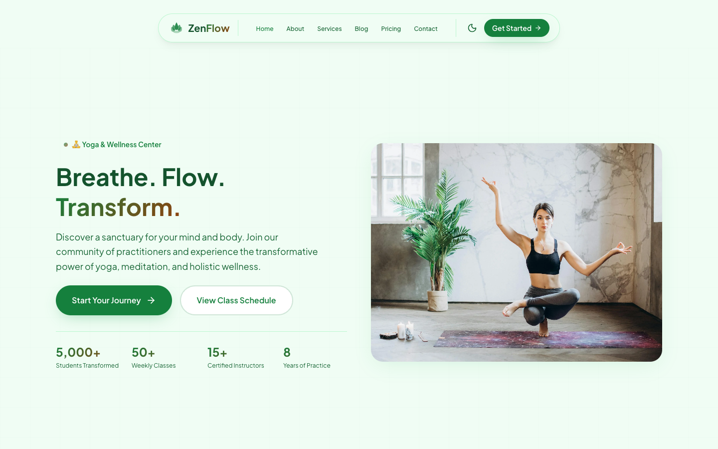ZenFlow template preview
